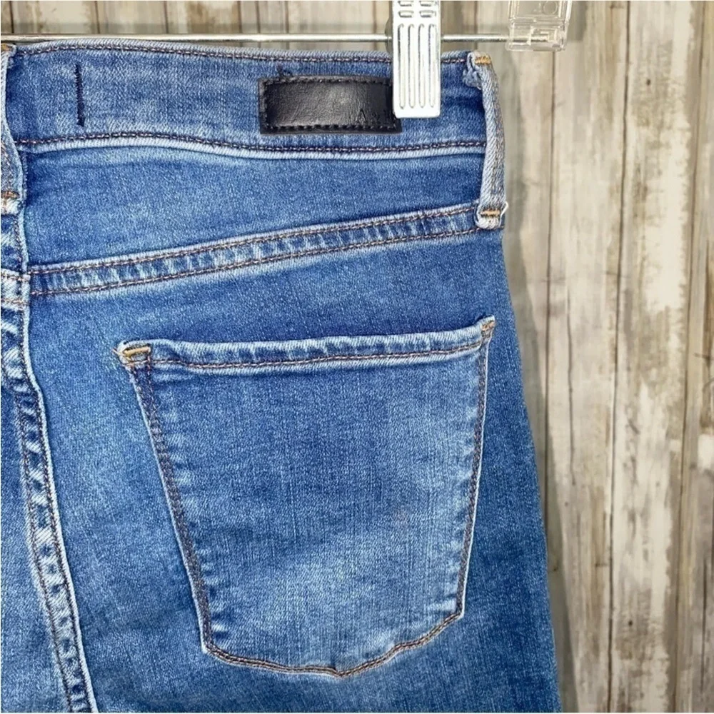 Abercrombie & Fitch Simone High Rise Ankle Jeans with side stripe - Picture 7 of 8